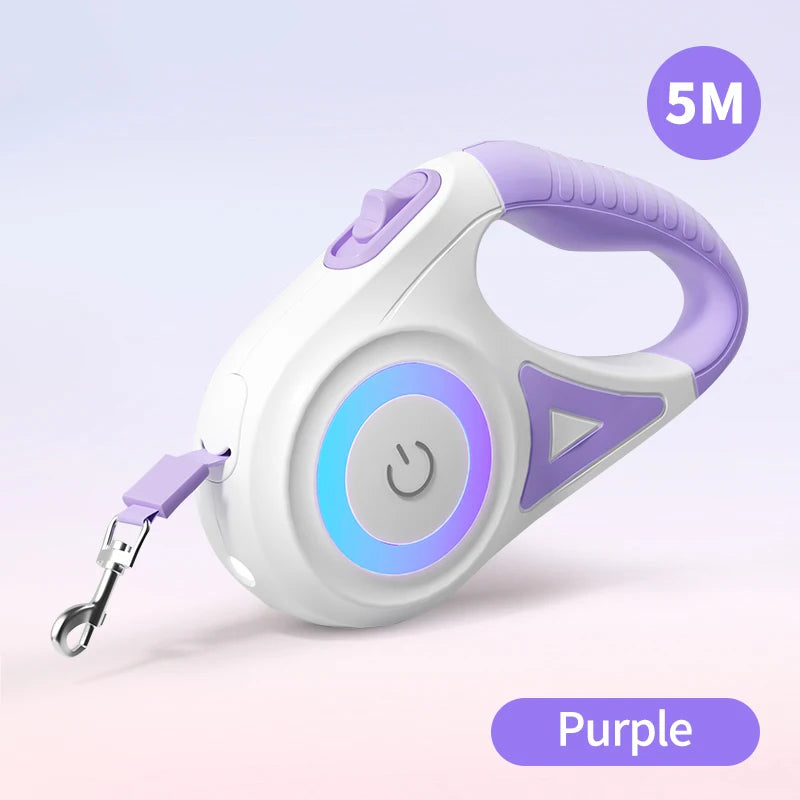 GlowFlex Retractable Pet Leash