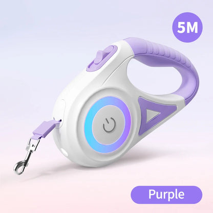 GlowFlex Retractable Pet Leash