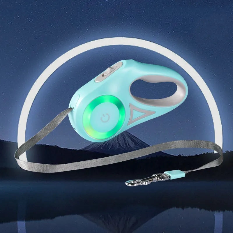 GlowFlex Retractable Pet Leash