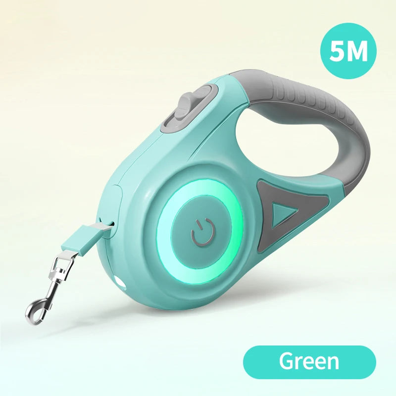 GlowFlex Retractable Pet Leash